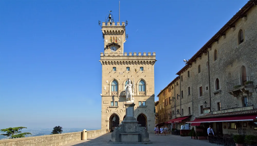 Public Palace in Piazza della Libertà, seat of the Great and General Council